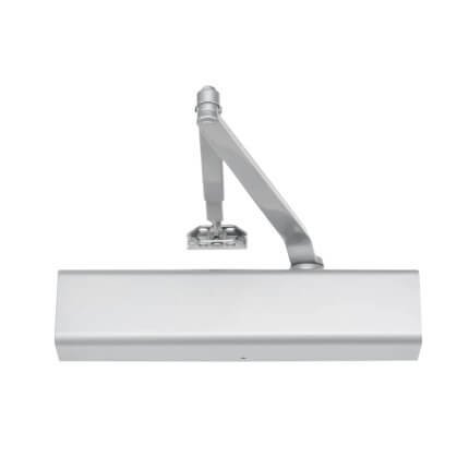 Norton 8501 Series, Door Closer, Surface Closer, with Full Cover, Tri-packed: regular, parallel or top jamb (to 3" reveal), Aluminum Painted Finish