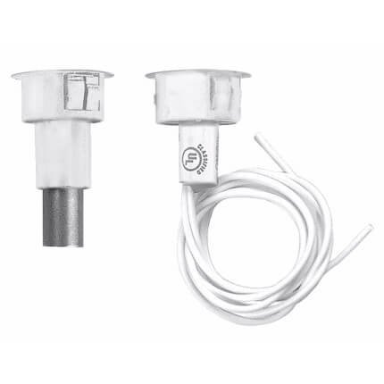Securitron DPS Door Position Switches, Wood Door, Matte White Finish
