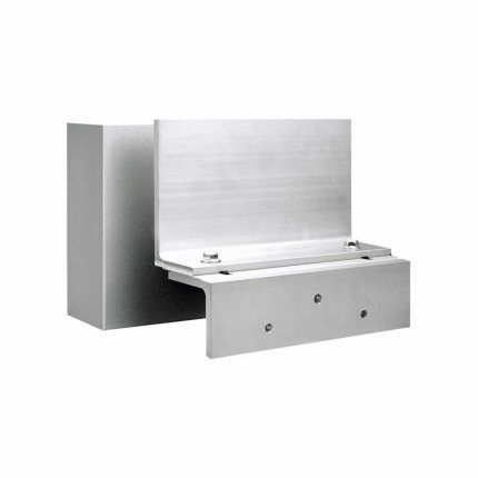 Securitron Z-Bracket Kit For MM15 MEMLOCK, Clear Anodized Finish