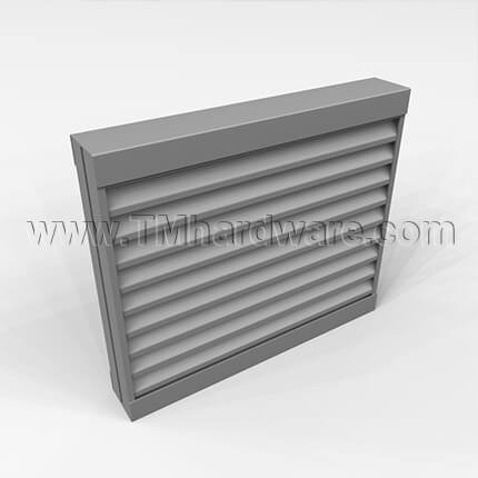 Activar Door Louver 700TL, Inverted Split "Y" Blades, Flush Mounted for Transoms, up to 3' x 3'