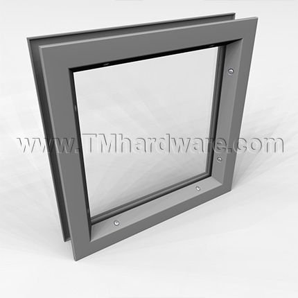 Vision Kit VLFEZIG, Standard Beveled Frame, 1" - 3" Doors, Glass up to 1", up to 5' x 8.5'