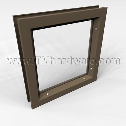 Vision Kit VLFEZ, Standard Beveled Frame, 1-3/4" Doors, Glass up to 1/4", up to 5' x 8.5'