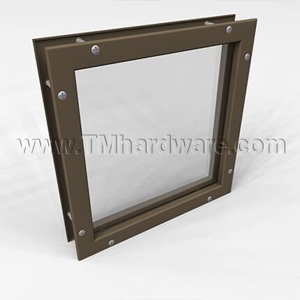 Activar Vision Lite VLFIG, Square Profile, For 1" to 3" Doors, For 5/16" to 1-11/16" Glass, up to 5' x 8'-8"