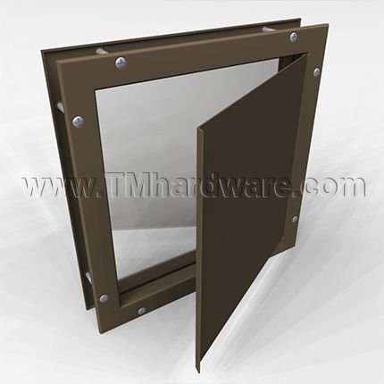 Vision Lite VLFPVC, Frame with Metal Privacy Door