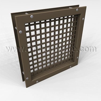 Vision Kit VLFSG, Security Frame with Security Grille, 1-3/4" Doors, Glass up to 1/4", up to 5' x 6'