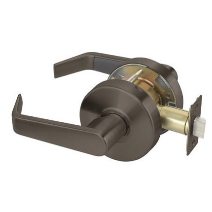 Yale AU4601LN Passage Lock with Augusta Lever, US10B Finish
