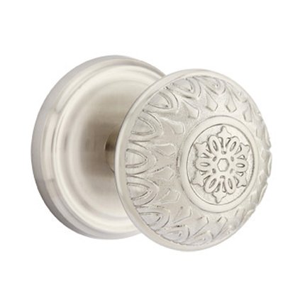 Emtek 8100LN American Heritage Classic Brass Lancaster Knob, Regular Rosette