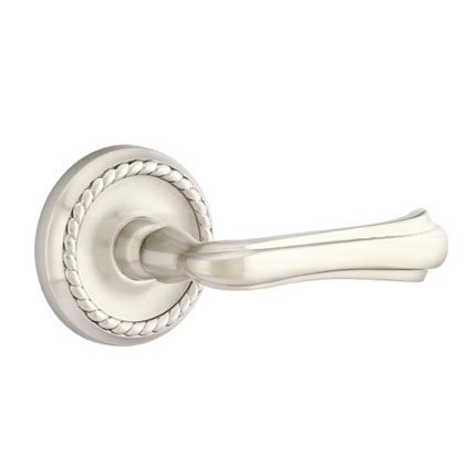 Emtek 8101WM American Heritage Classic Brass Wembley Lever, Rope Rosette
