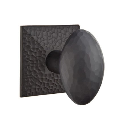 Emtek 5106HE American Heritage Arts & Crafts Hammered Egg Knob, Arts & Crafts Hammered Rosette