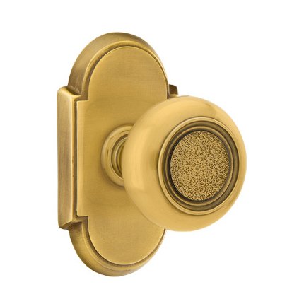 Emtek 8108BT American Heritage Classic Brass Belmont Knob, #8 Rosette