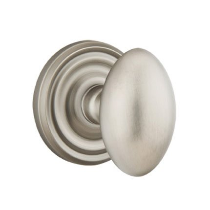 Emtek 8100E American Heritage Classic Brass Egg Knob, Regular Rosette