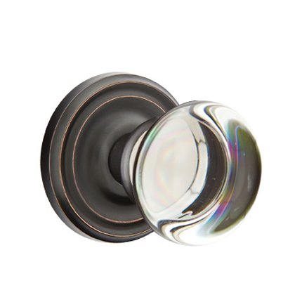 Emtek 8100PC American Heritage Providence Crystal Knob, Regular Rosette