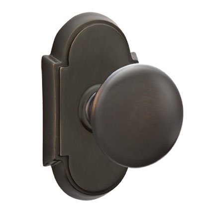 Emtek 8108P American Heritage Classic Brass Providence Knob, #8 Rosette