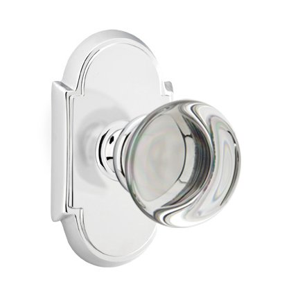 Emtek 8108PC American Heritage Providence Crystal Knob, #8 Rosette