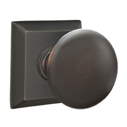 Emtek 8131P American Heritage Classic Brass Providence Knob, Quincy Rosette