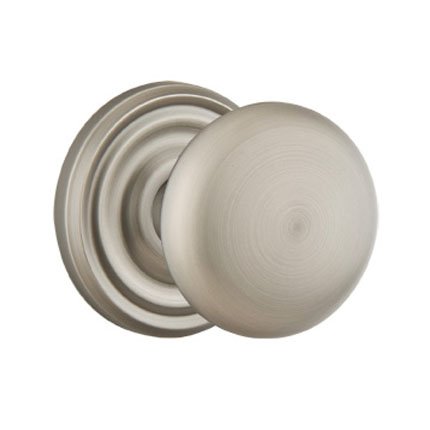 Emtek 8100P American Heritage Classic Brass Providence Knob, Regular Rosette