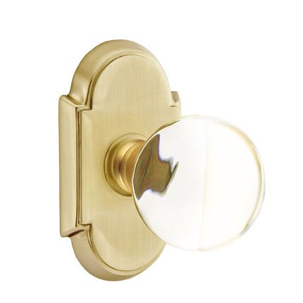 Emtek 8108BL American Heritage Crystal Bristol Knob, #8 Rosette