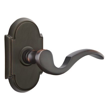 Emtek 8108C American Heritage Classic Brass Cortina Lever, #8 Rosette