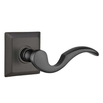 Emtek 8131C American Heritage Classic Brass Cortina Lever, Quincy Rosette