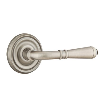 Emtek 8100T American Heritage Classic Brass Turino Lever, Regular Rosette