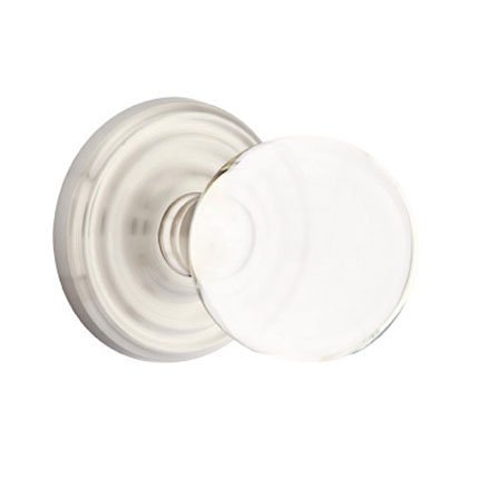 Emtek 8100BL American Heritage Crystal Bristol Knob, Regular Rosette