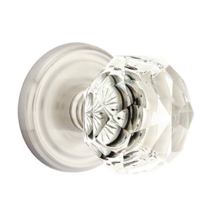 Emtek 8100CK American Heritage Diamond Crystal Knob, Regular Rosette
