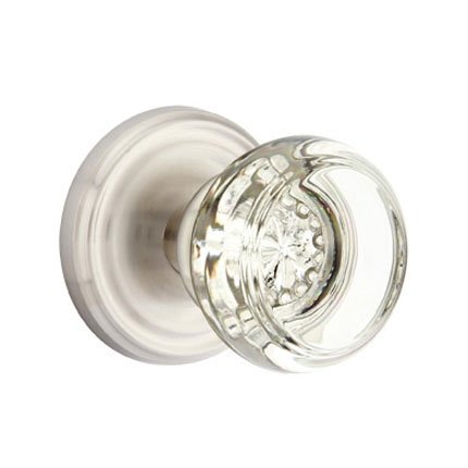 Emtek 8100GT American Heritage Crystal Georgetown Knob, Regular Rosette