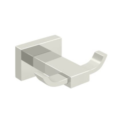 Deltana 55D Bath Series, Double Hook Robe Polished Nickel (US14) Finished