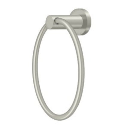 Deltana BBN Series, Zinc/Aluminum, Towel Ring Satin Nickel (US15) Finished