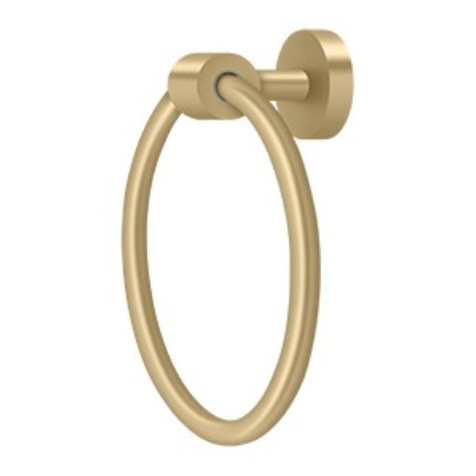 Deltana BBS Bath Series Solid Brass, Towel Ring Satin Brass (US4) Finished