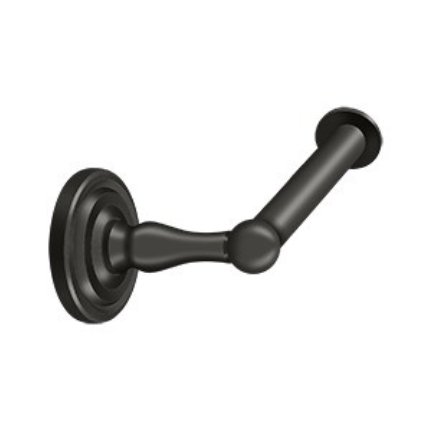 Deltana R Series Solid Brass Paper Holder, Single Post Oil-Rubbed Bronze (US10B) Finished