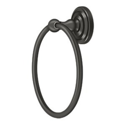 Deltana R Bath Series Solid Brass Towel Ring Oil-Rubbed Bronze (US10B)