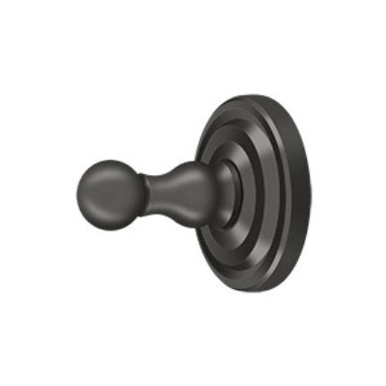 Deltana R Bath Series Solid Brass Single Robe Hook Oil-Rubbed Bronze (US10B) Finished