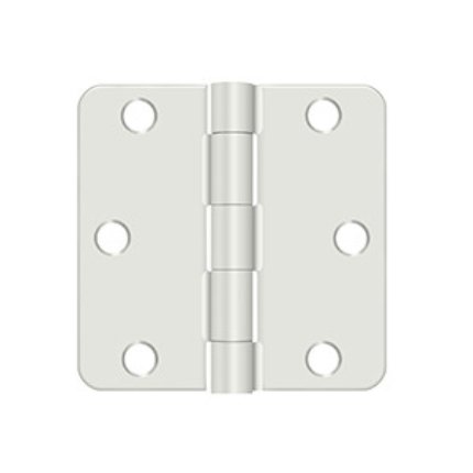 Deltana DTS33R4, Plain Bearing, Pained White, Full Mortise