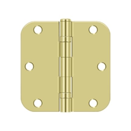 Deltana DTS35R5BB, Plain Bearing, Polished Brass (US3), Full Mortise