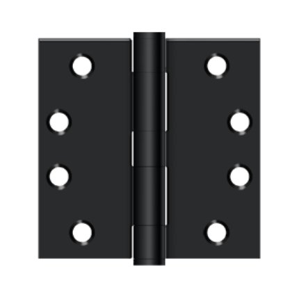 Deltana DTS44HDBB, Plain Bearing, Paint Black (US1B), Full Mortise