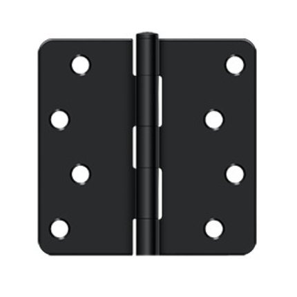 Deltana DTS44R4, 2 Ball Bearings, Paint Black (US1B), Full Mortise