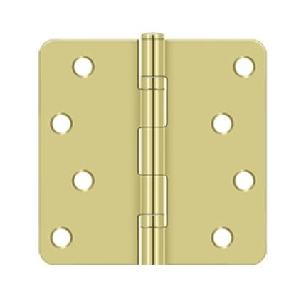 Deltana DTS44R4BB, 2 Ball Bearings, Polished Brass (US3), Full Mortise