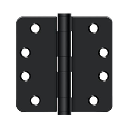 Deltana DTS44R4HD, Plain Bearing, Paint Black (US1B), Full Mortise