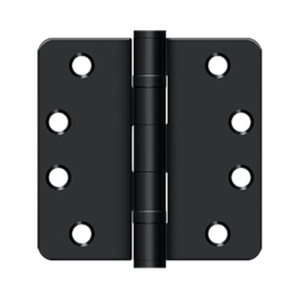 Deltana DTS44R4HDB, 2 Ball Bearings, Paint Black (US1B), Full Mortise
