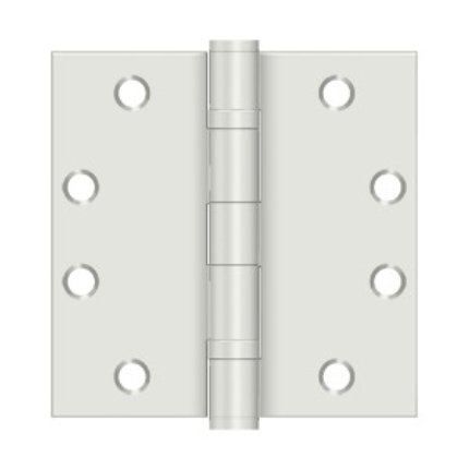 Deltana DTS45BB, 2 Ball Bearings, Prime Coat White (USPW), Full Mortise