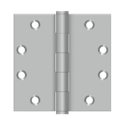 Deltana DTSS45U32D, Plain Bearing, Satin Stainless Steel (US32D), Full Mortise