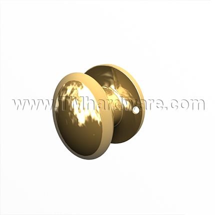 Deltana Door Knob, Egg Shaped Dummy Knob