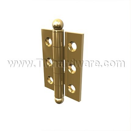 Deltana, Full Mortise Cabinet Hinge, Solid Brass, 2" x 1-1/2"