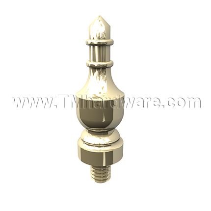 Deltana, Urn Tip Cabinet Finial, Solid Brass
