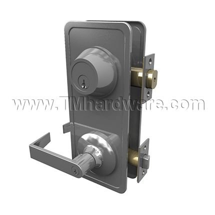 Deltana Interconnected Grade 2 Deadbolt with Claredon Lever, Steel / Zinc