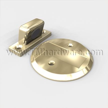 Deltana Magnetic Flush Door Holder, 2-1/2" Diameter