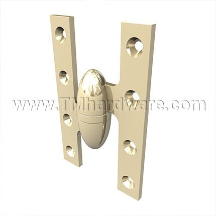 Deltana, Full Mortise, Olive Knuckle Hinge, 5" x 3-1/4"