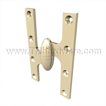 Deltana, Full Mortise, Olive Knuckle Hinge, 6" x 4"