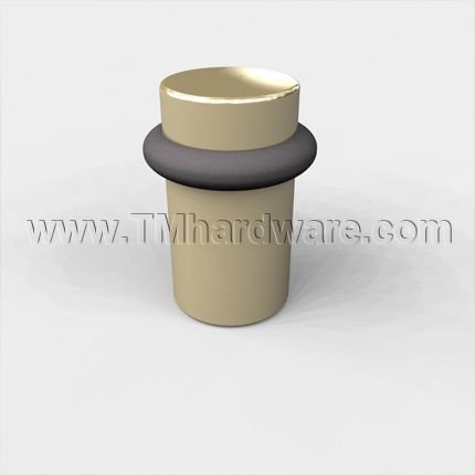 Deltana Round, Floor Mounted, Door Stop, 2" Tall